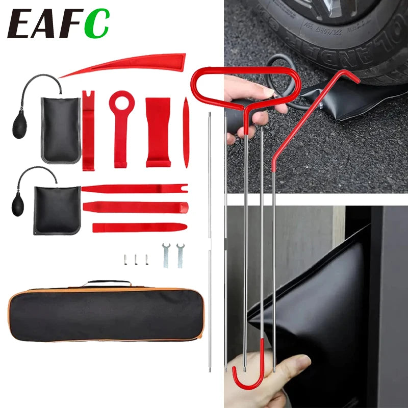 18/21-Piece Automotive Lockout Tool Kit with Air Wedge