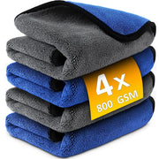 500 GSM Microfiber Car Wash and Drying Towel Set