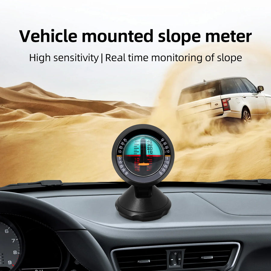 OMP Digital Car Inclinometer, Slope Meter and Compass