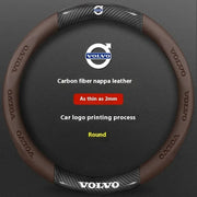 Carbon-Fiber-Leather Steering Wheel Cover – Select Volvo Models
