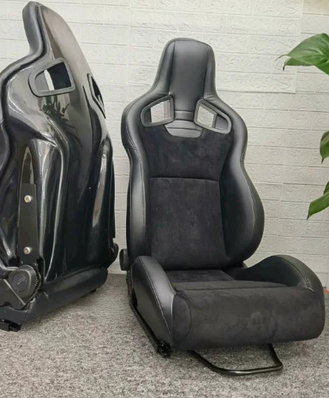 2-Piece Adjustable Racing Seat Set – PVC & Shell Options
