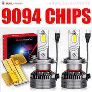 2-Piece H1/H4/H7/H11/9005/9006 LED Headlight Bulb – 6000K, CANBUS