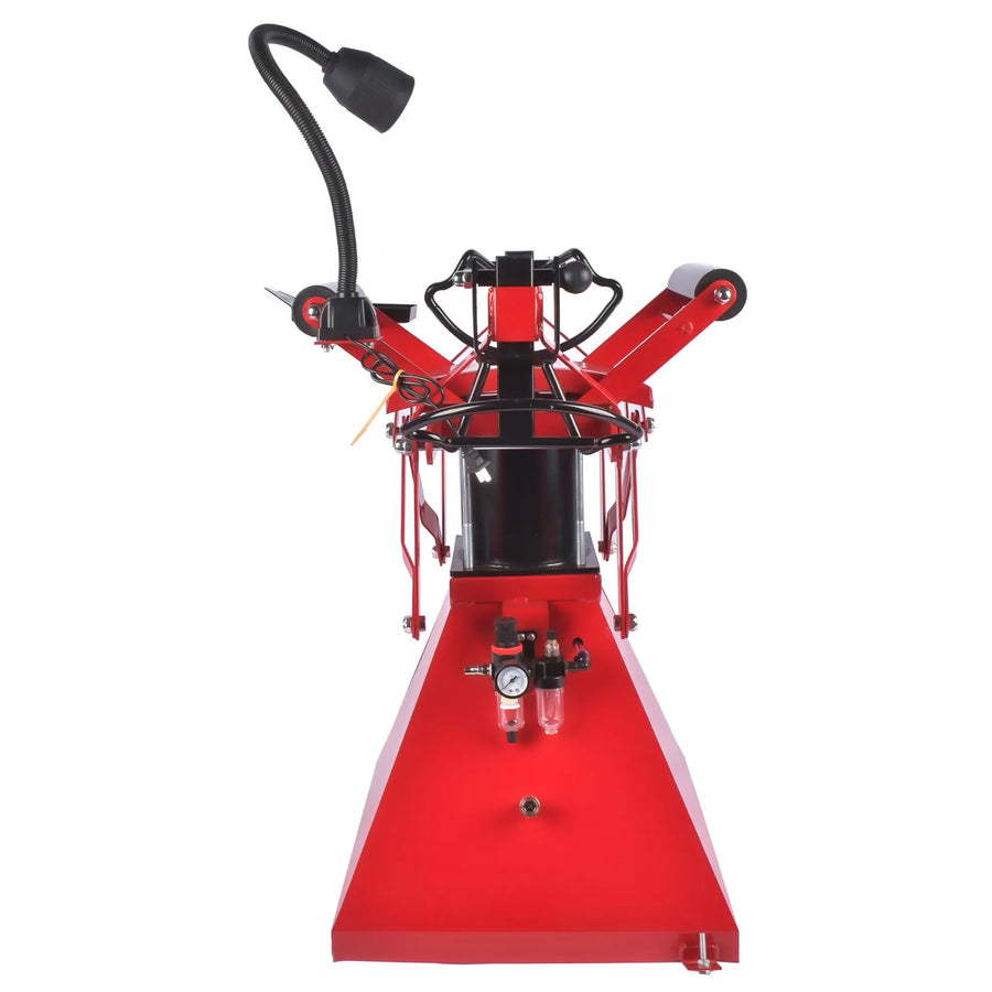 Air-Operated Tire Spreader with 220V Work Light – 4–15 in Range