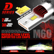 2-Piece D2S/D4S LED Headlight Conversion Bulb – CANBUS
