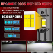 H4/H7 LED Headlight Bulb – 6000K, CANBUS, Compact