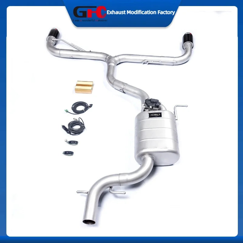 Valved Cat-Back Exhaust System for Volkswagen Golf GTI/R MK5-MK6, Beetle & Scirocco
