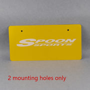 Spoon Sports-Style Japanese Decorative License Plate – Honda JDM