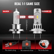 H7 Headlight Bulb Pair – 80W – 6500K