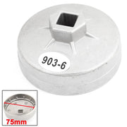 1/2-Inch Drive Aluminum Oil Filter Cap Wrench, 74-92mm Options