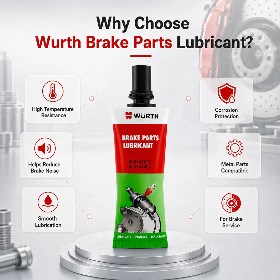 Wurth Brake Caliper Lubricant Grease, 10 g – Pack Options