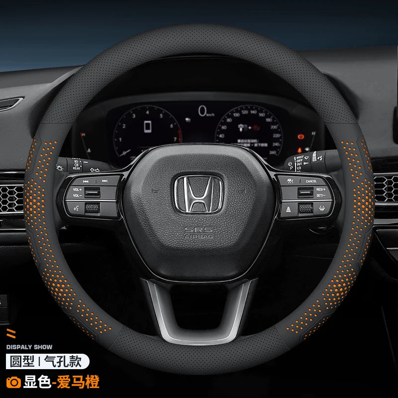 37-38CM Steering Wheel Cover for Honda Civic Accord CR-V HR-V Pilot City Jazz