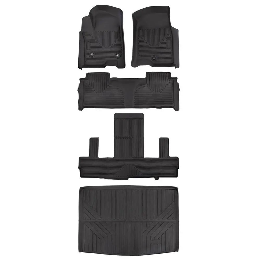 All-Weather Floor Mats for Chevrolet Suburban 2021-2025 GMC Yukon Xl