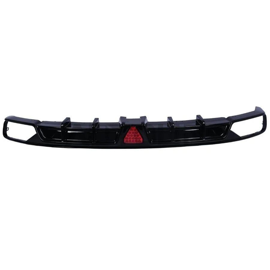 Gloss Black Rear Bumper Diffuser for 2018