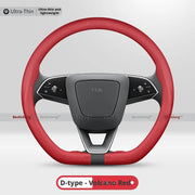 Nappa 37-38CM Steering Wheel Cover for Tesla Model Y Model 3 Car Interior