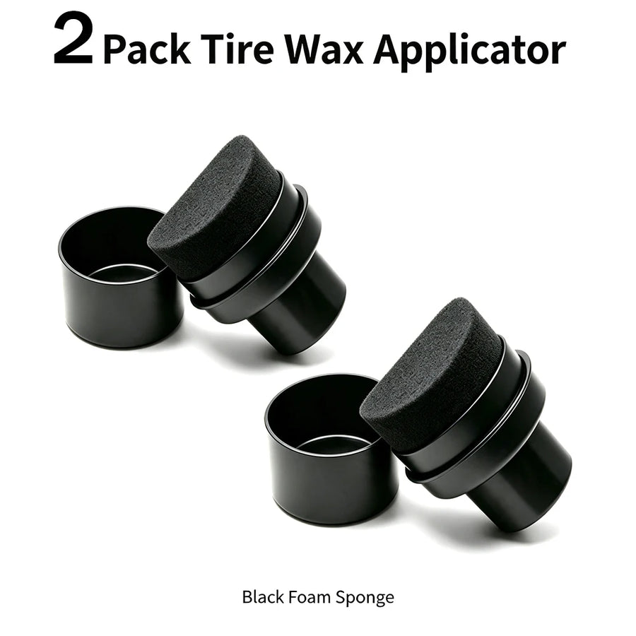 Curved Foam Tire Dressing Applicator with Storage Lid