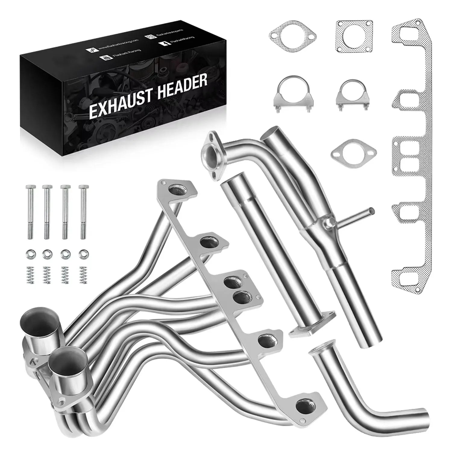 Jeep Wrangler YJ 4.2L AMC 258 Stainless Exhaust Header – 1987–1990