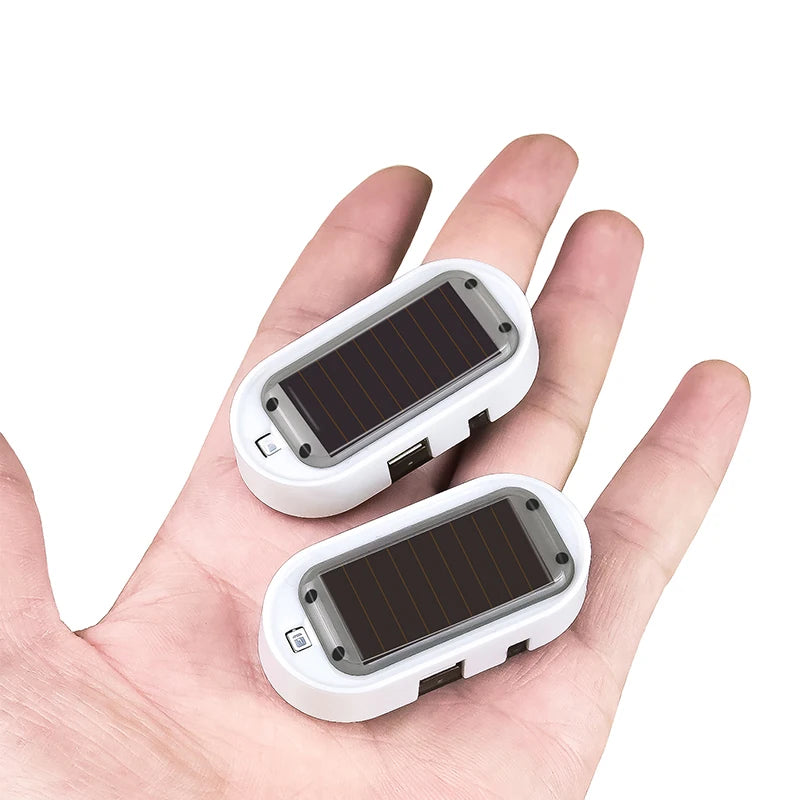 Solar-Powered Simulated Vehicle Alarm Lights – Select Pack