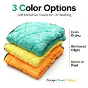 850 GSM Quilted Microfiber Detailing Towel, 40 x 40 cm
