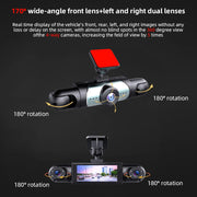 1080P 4-channel Dash Cam