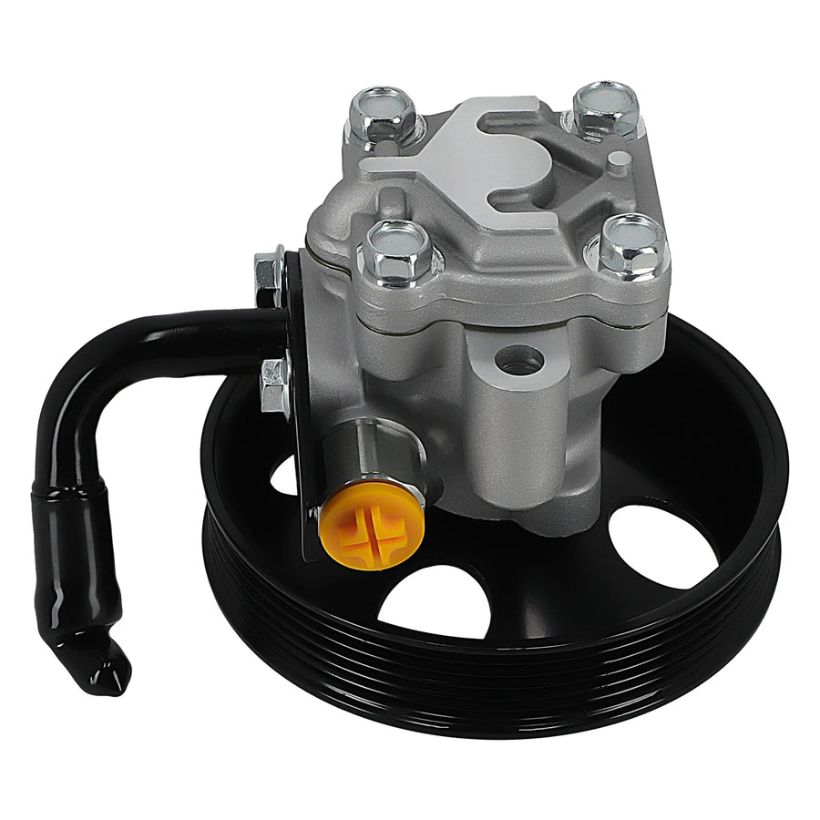Front Power Steering Pump with Pulley for Hyundai Santa Fe V6 2001-2006 6