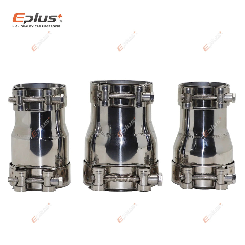 Universal 304 Stainless Steel Exhaust Pipe Reducer Adapter, 39/54mm
