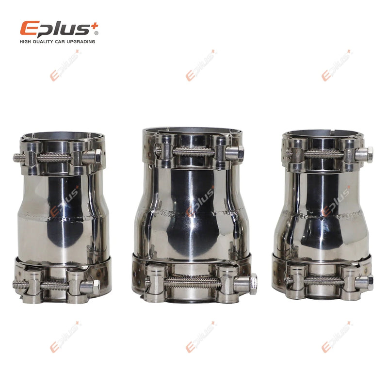 Universal 304 Stainless Steel Exhaust Pipe Reducer Adapter, 39/54mm