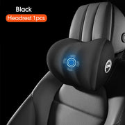 Universal Car Neck Pillow and Lumbar Support Cushion Set