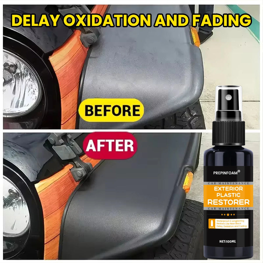 Back-to-Black Automotive Plastic Trim Restorer