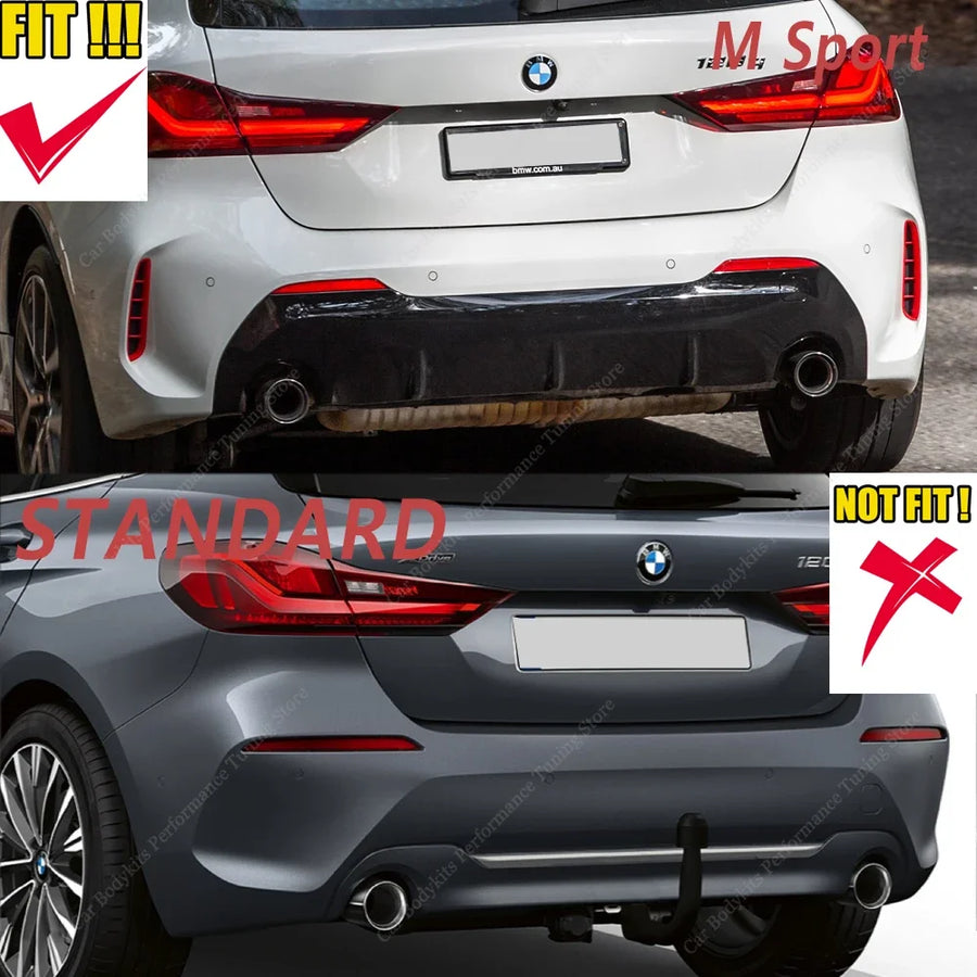 Rear Bumper Diffuser for BMW 1 Series F40 M Sport 2019-2024
