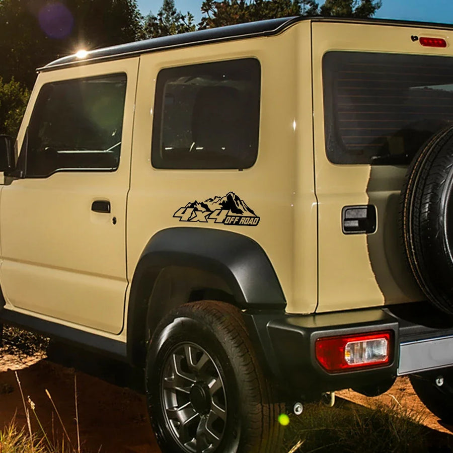 4×4 Off-Road Mountain – 21 × 7 cm
