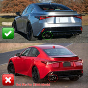 Gloss Black LED Rear Diffuser – Select 2021–2025 Lexus IS300/IS350