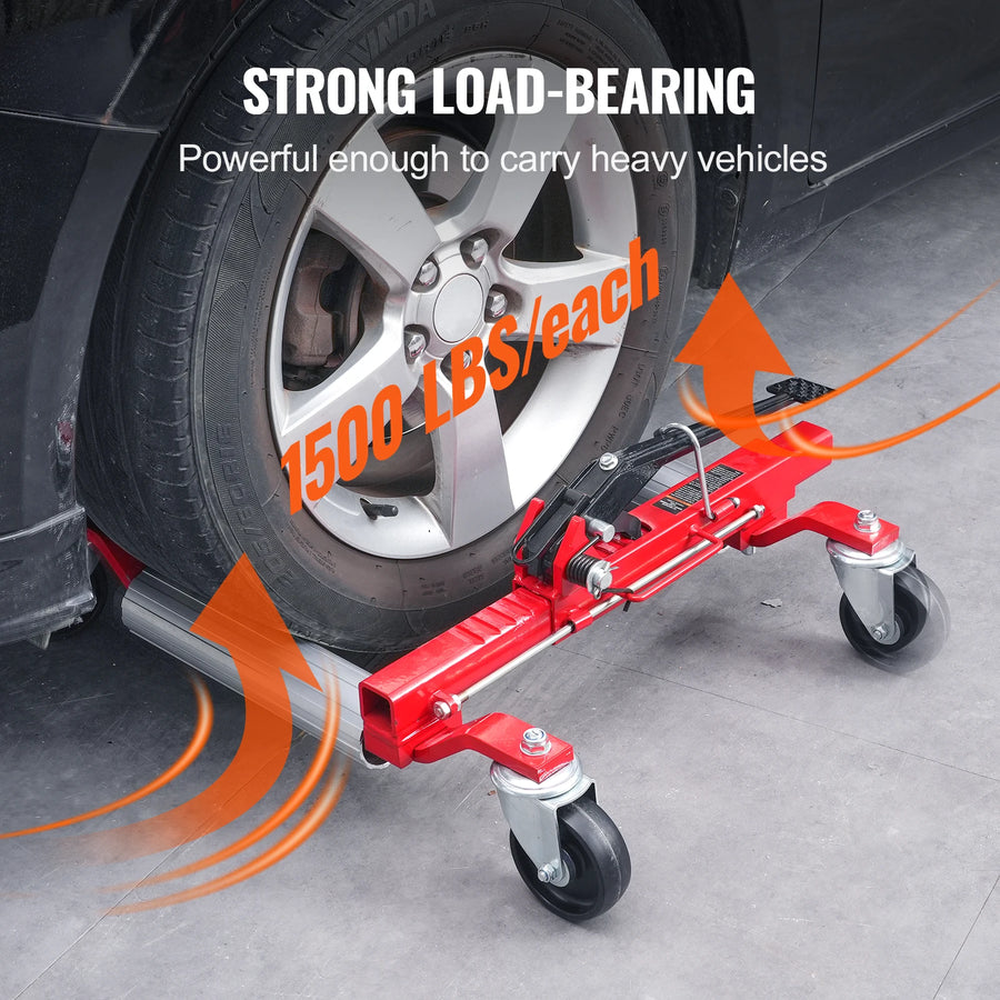1,500 lb Ratcheting Vehicle Positioning Wheel Dolly