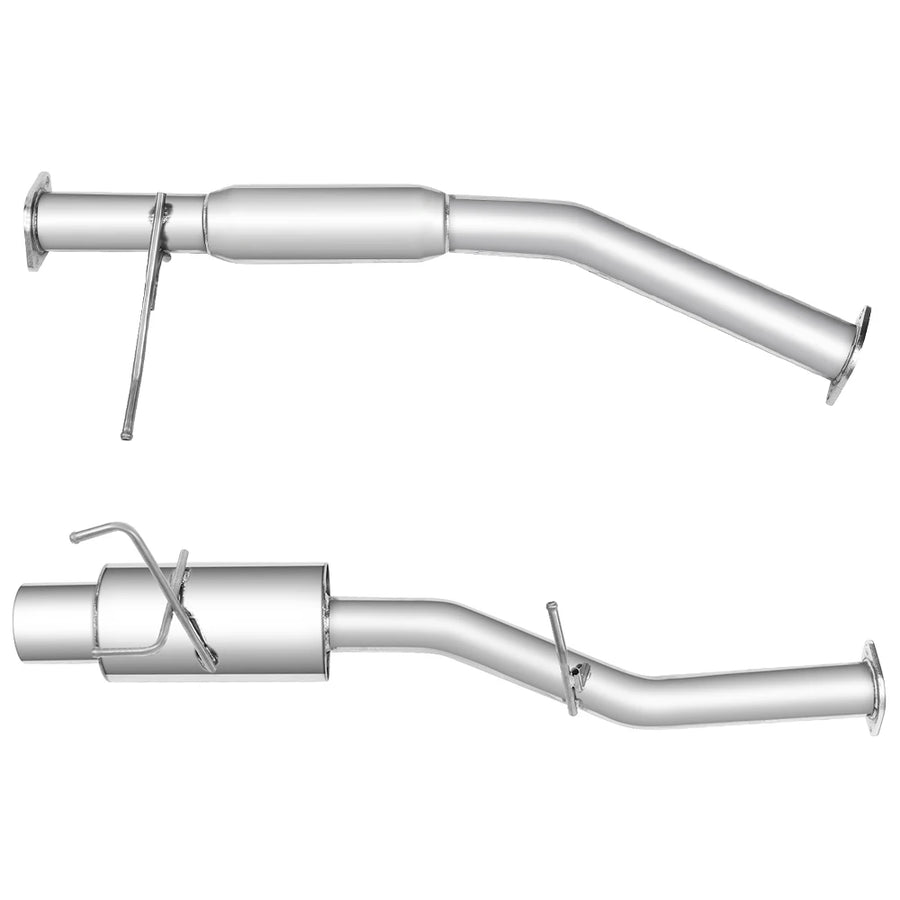 Nissan 240SX S13 2.4L Stainless Cat-Back Exhaust – 4-Inch Tip, 1989–1994