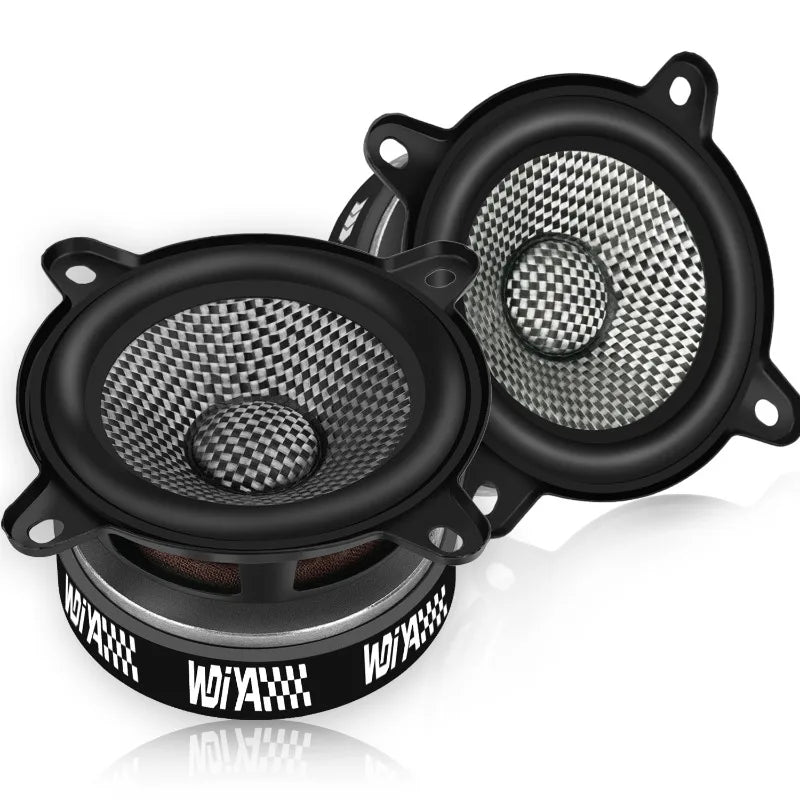 3.5-Inch 300W Carbon-Fiber Car Speakers