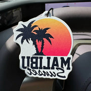 Malibu Sunset Hanging Car Air Freshener - 1 or 3 Pack