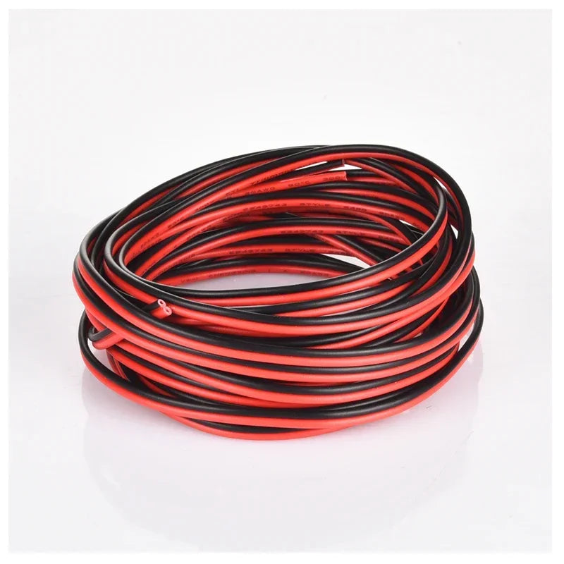 Red and Black Car Speaker Wire – 5m or 10m