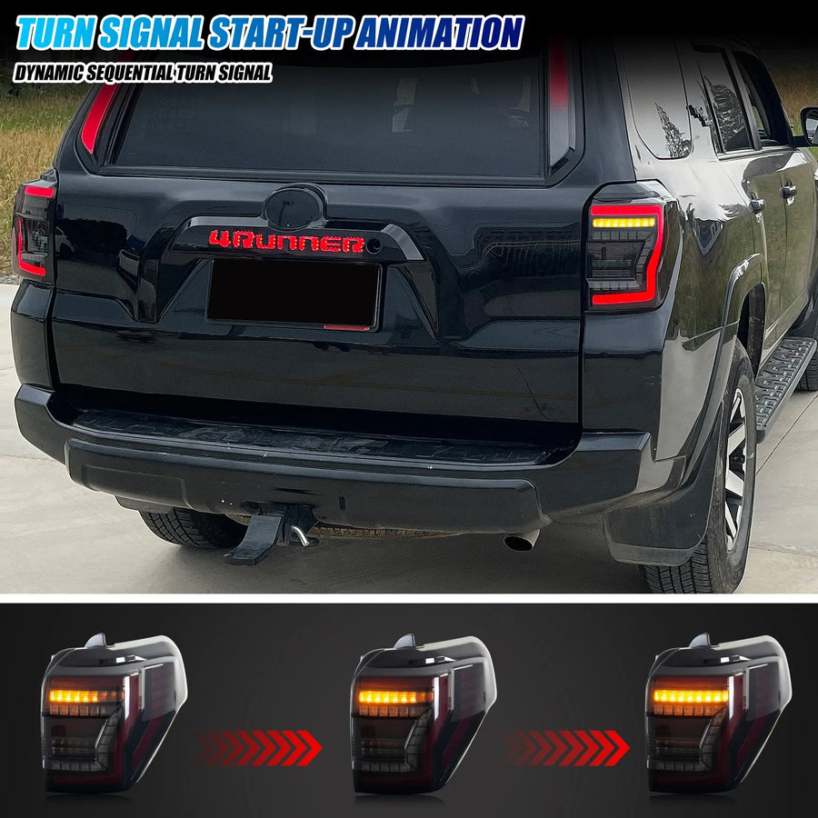 Toyota 4Runner 5th-Gen Sequential LED Tail Light Pair – 2010–2024