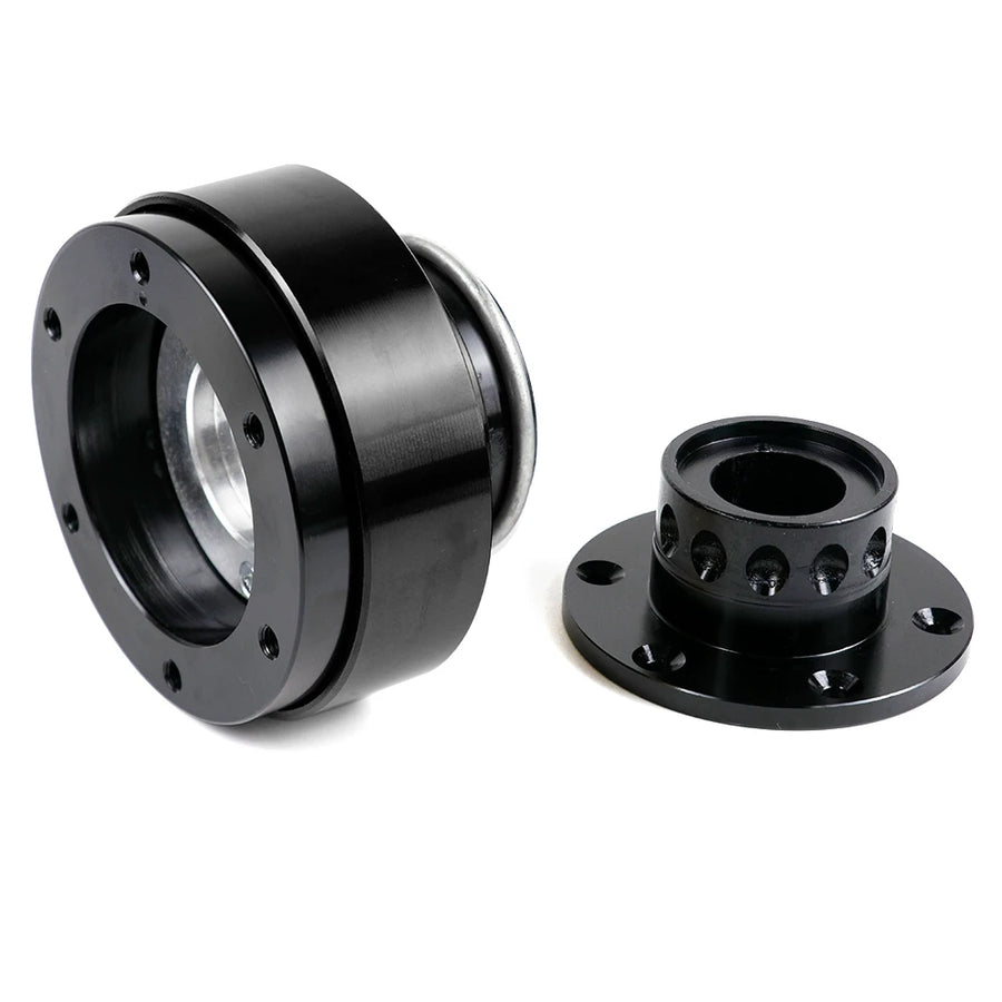 Quick-Release Steering Wheel Hub Adapter for Simagic and Moza Racing Simulators
