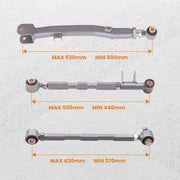 Rear Adjustable Lateral Link Kit for Subaru Impreza WRX/STI GDA/GDB 2002-2007