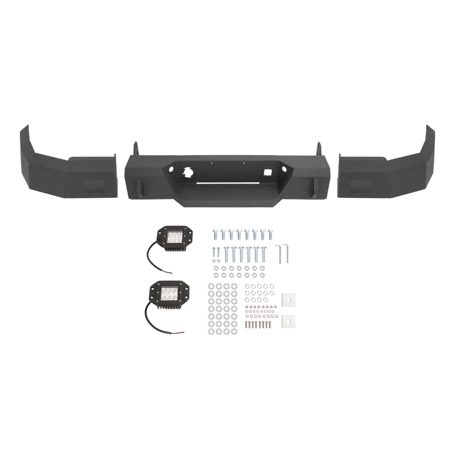 Complete Rear Bumper Assembly for Chevrolet Silverado Sierra 2500 HD 3500 HD 2011-2014
