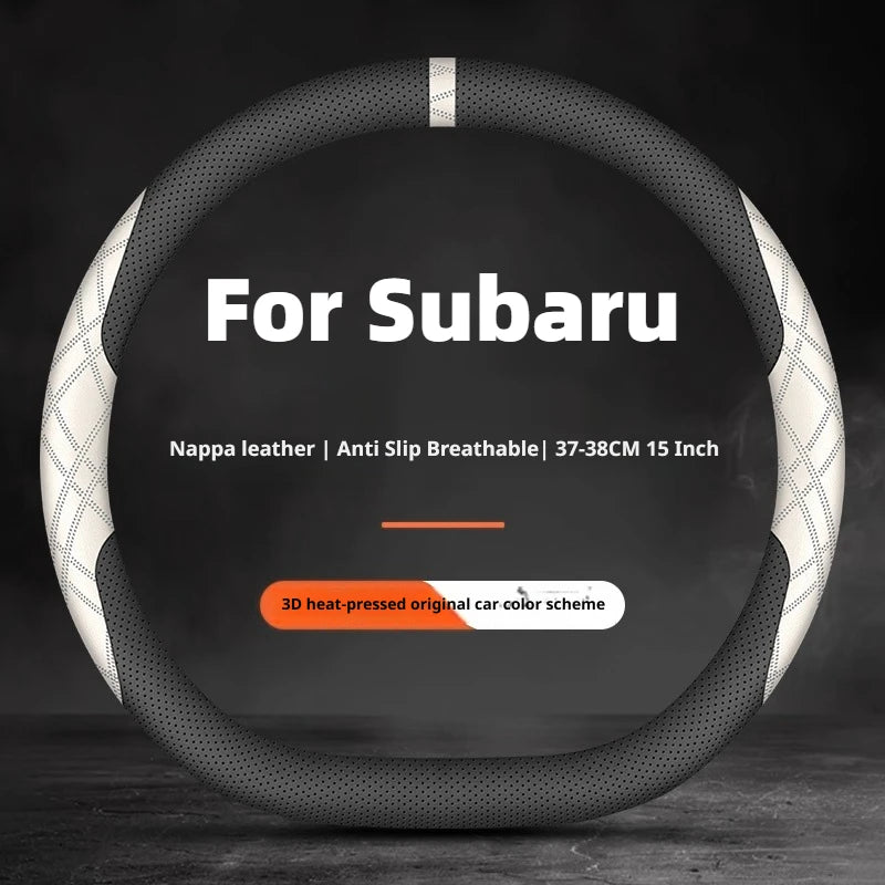 Perforated Steering Wheel Cover for Subaru
