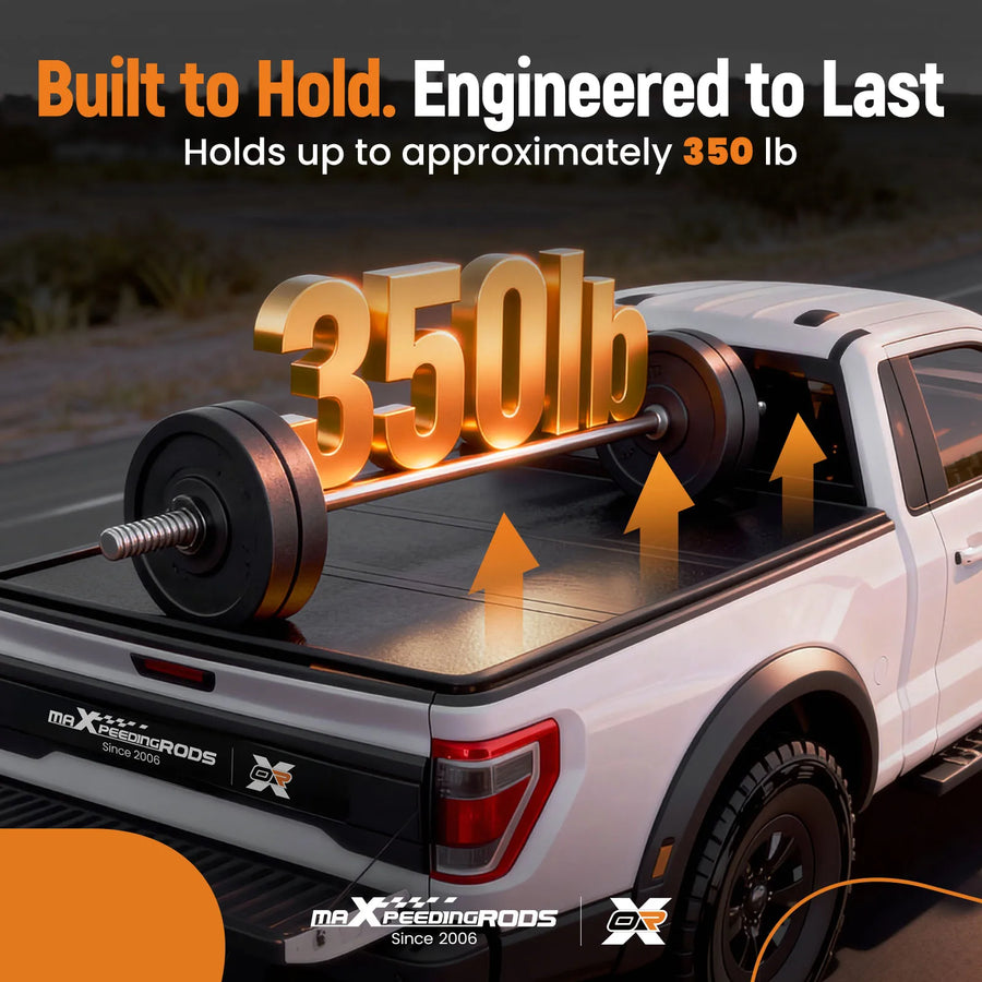 5-Foot Hard Tri-Fold Tonneau Cover for 2019–2025 Ford Ranger