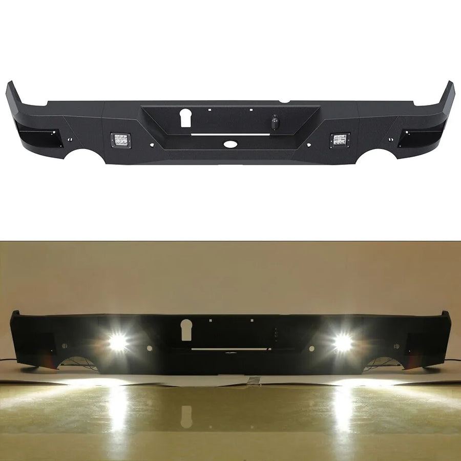 Rear Step Bumper with LED Lights for Dodge Ram 1500 2009-2018
