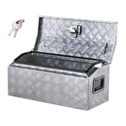 Aluminum Truck-Bed Toolbox with Lock – Multiple Sizes