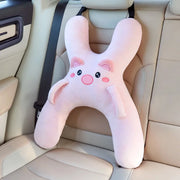Child Car Neck Pillow and Seat Belt Sleep Support