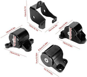 2-Bolt Engine Swap Motor Mount Kit for 1996-2000 Honda Civic EK B-Series D-Series SAU-881
