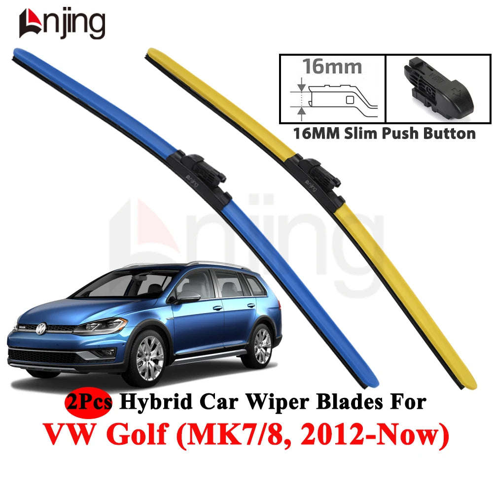 Windshield Wiper Blade Set for VW Volkswagen Golf Alltrack Variant 7 8 -Now and Newer 2012