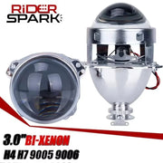 Bi-Xenon Projector Lens for H1/H4/H7/9005/9006 – Halo Ring