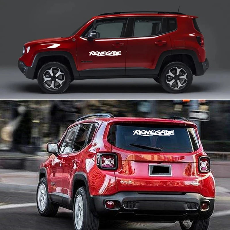 Renegade Off-Road Hood and Fender Reflective Decal
