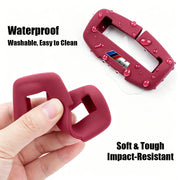 1/2-Piece Silicone Car Seat Belt Buckle Protective Cover Decorative for BMW E90 G80 M3 G30 M5 F82